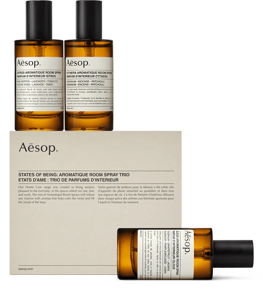 States of Being: Aromatique Room Spray Trio