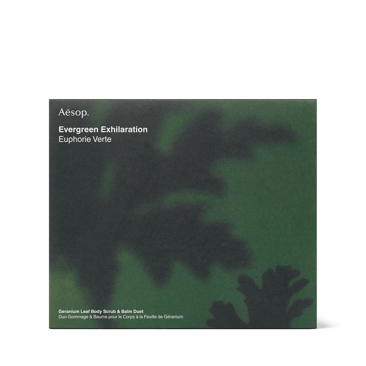 Evergreen Exhilaration - Geranium Leaf Body Scrub & Balm Duet